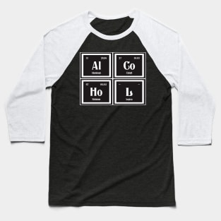 Alcohol | Periodic Table of Elements Baseball T-Shirt